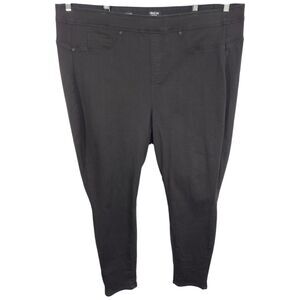 NYDJ Not Your Daughters Jeans Plus Size 28W Jeans Black‎ Skinny High Rise 637